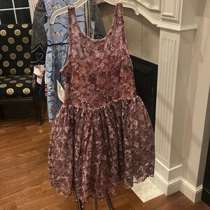 Five loaves two fish floral dress new with tags